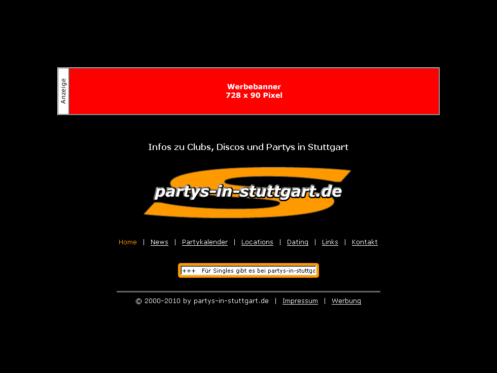 Beispiel 2: Startseite