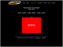 Beispiel 3: Partykalender-Rubrik